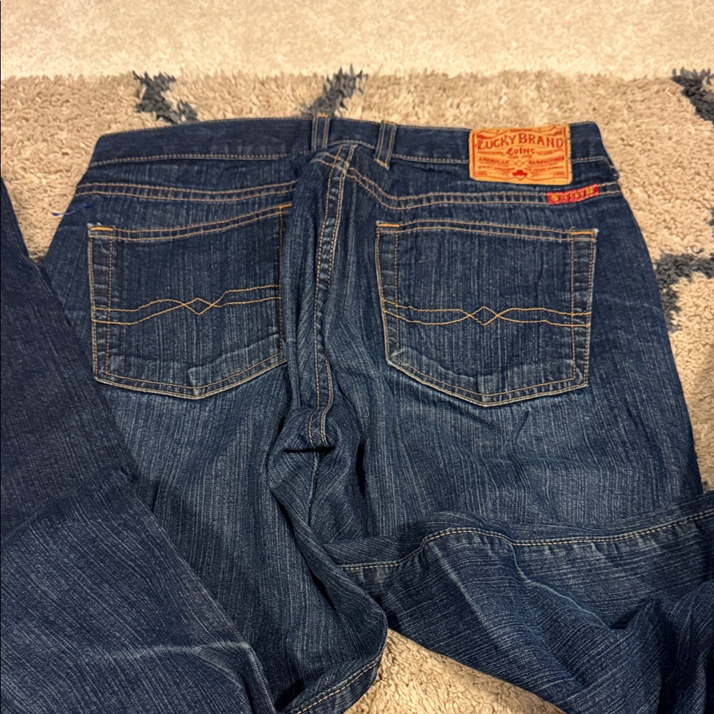 Lucky Brand Womens Indigo Straight Leg Jeans